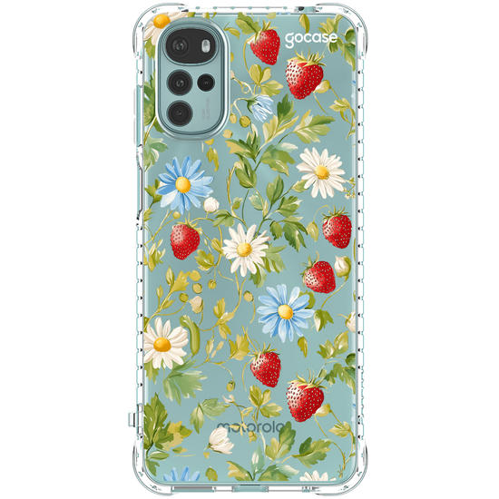 Capinha para celular  Margaridas e Morangos