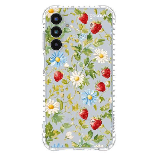 Capinha para celular  Margaridas e Morangos
