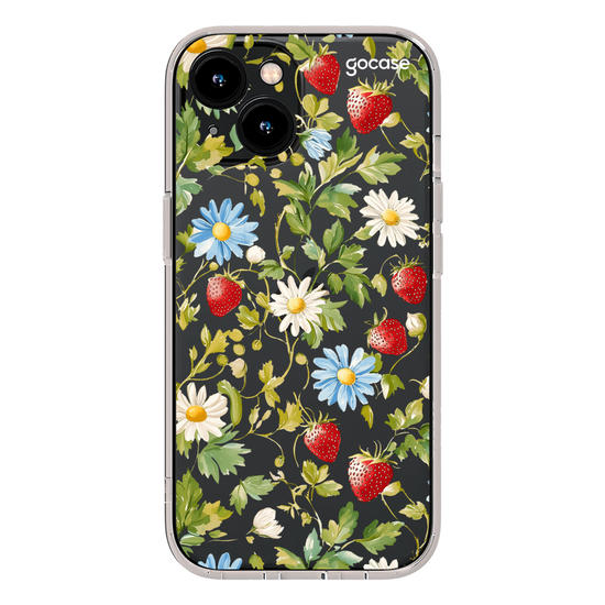 Capinha para celular  Margaridas e Morangos