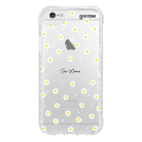 Capinha para celular Margaridinhas Clean