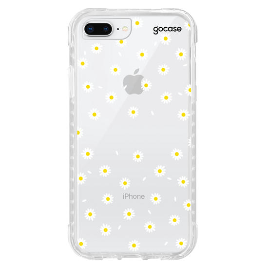 Capinha para celular Margaridinhas Clean