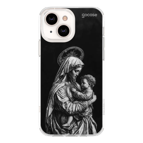 Capinha para celular Maria e Jesus: Proteção