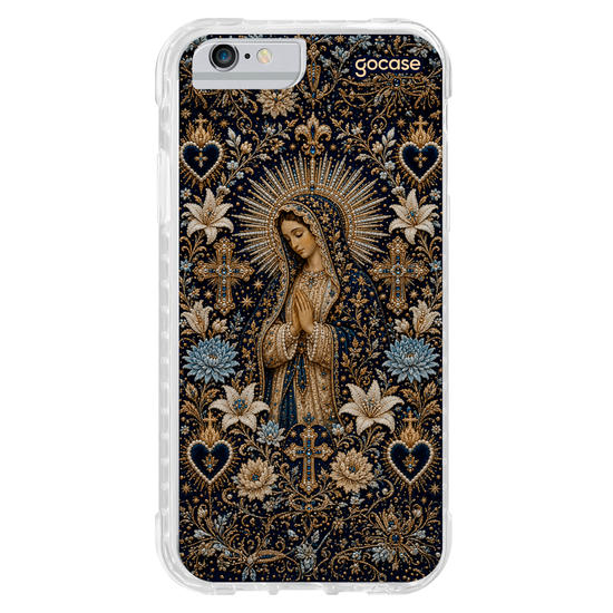 Capinha para celular  Maria Mãe de Jesus Cravejada