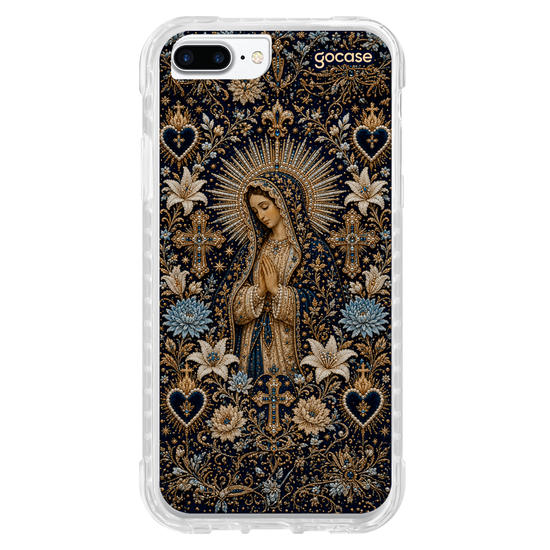 Capinha para celular  Maria Mãe de Jesus Cravejada