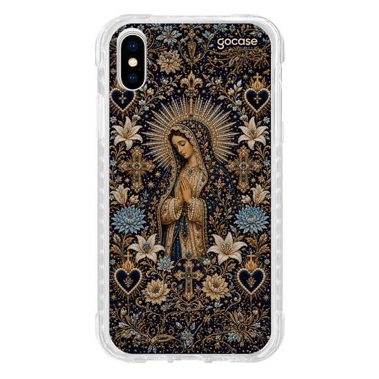 Capinha para celular  Maria Mãe de Jesus Cravejada