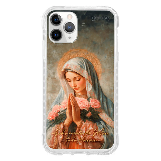 Capinha para celular  Sob o manto da Mãe, tudo floresce