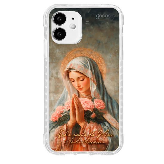 Capinha para celular  Sob o manto da Mãe, tudo floresce
