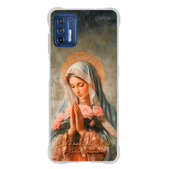 Capinha para celular  Sob o manto da Mãe, tudo floresce