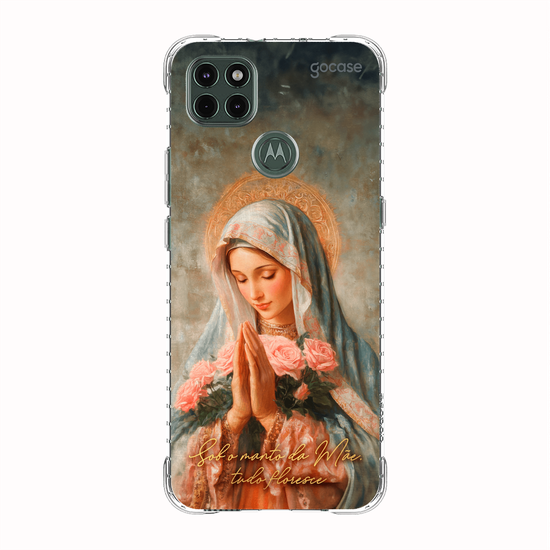 Capinha para celular  Sob o manto da Mãe, tudo floresce