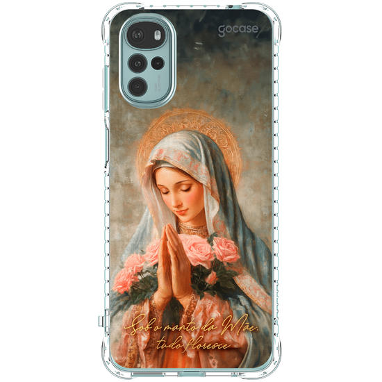 Capinha para celular  Sob o manto da Mãe, tudo floresce