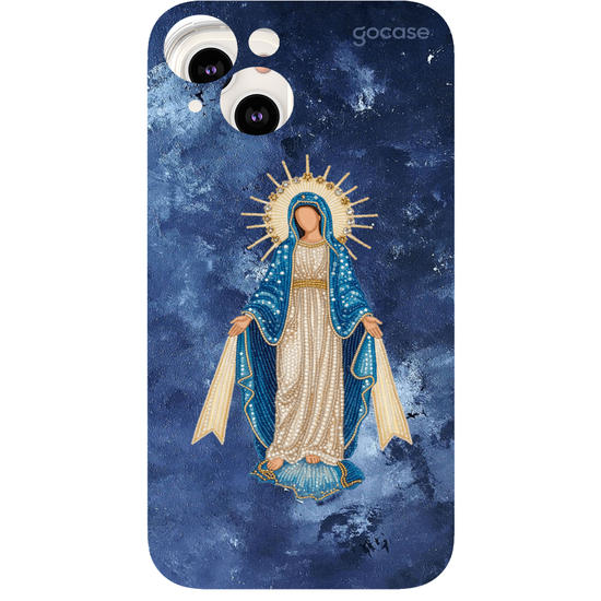 Capinha para celular  Maria - Manto de Luz