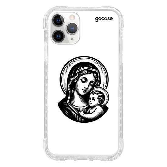 Capinha para celular  Maria e Menino Jesus