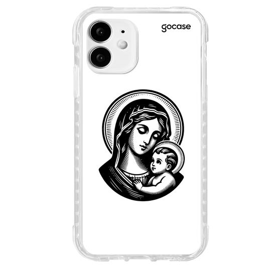 Capinha para celular  Maria e Menino Jesus
