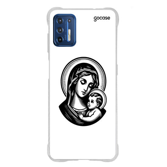 Capinha para celular  Maria e Menino Jesus