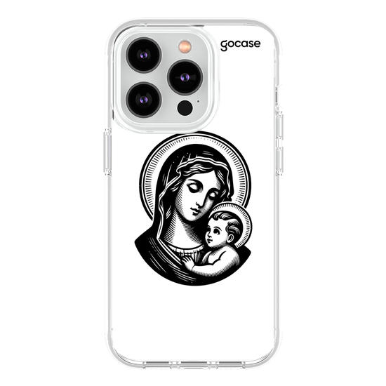 Capinha para celular  Maria e Menino Jesus