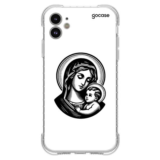 Capinha para celular  Maria e Menino Jesus