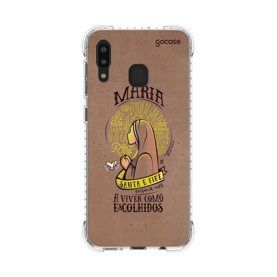 Capinha para celular Maria Santa e Fiel