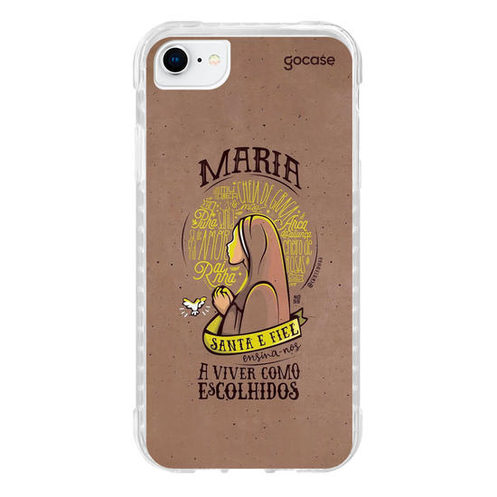 Capinha para celular Maria Santa e Fiel
