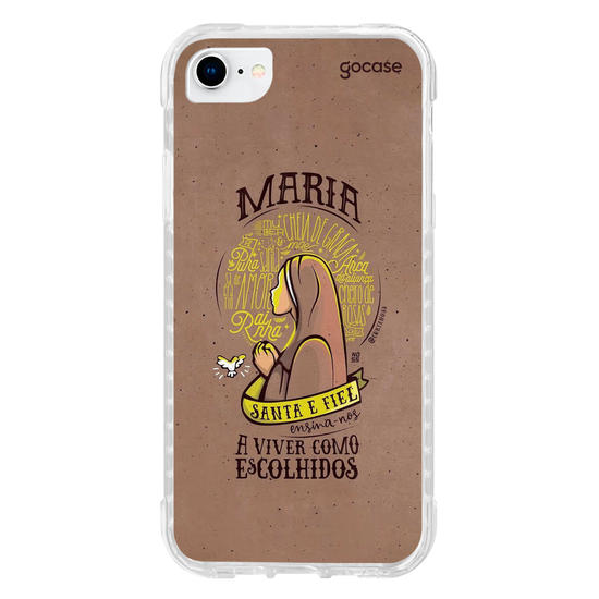 Capinha para celular Maria Santa e Fiel