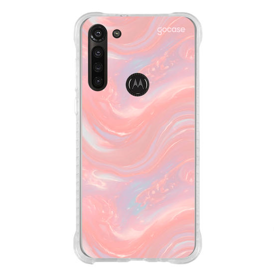 Capinha para celular  Mármore Algodão Doce