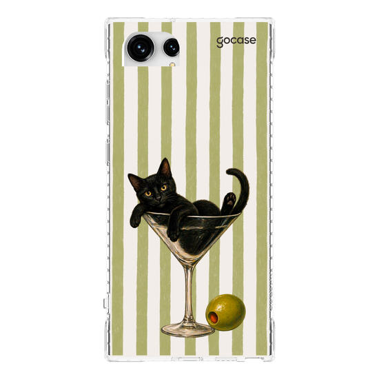 Capinha para celular  Martini Cat