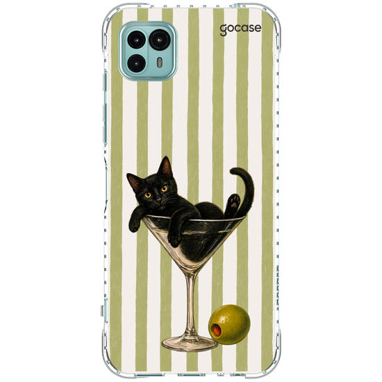 Capinha para celular  Martini Cat