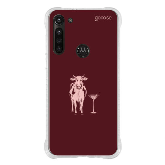 Capinha para celular  Martini Cow