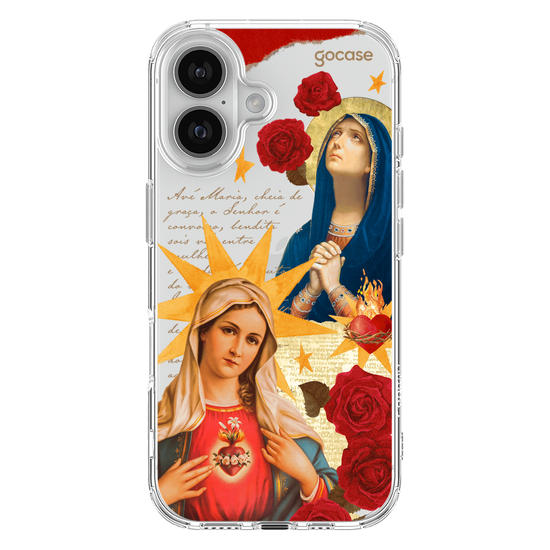 Capinha para celular  Virgem Maria Colagem