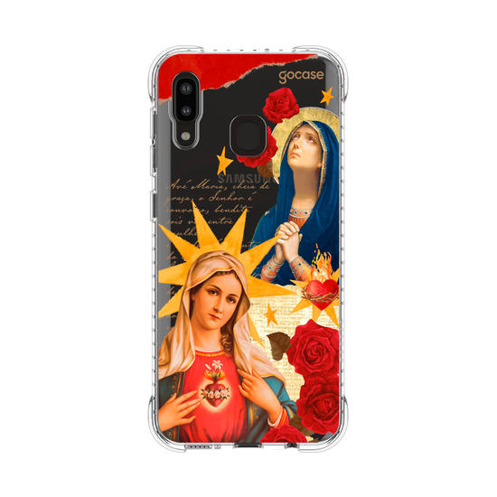 Capinha para celular  Virgem Maria Colagem