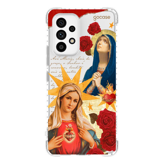 Capinha para celular  Virgem Maria Colagem