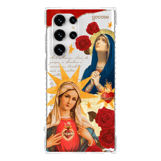Capinha para celular  Virgem Maria Colagem