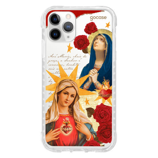 Capinha para celular  Virgem Maria Colagem