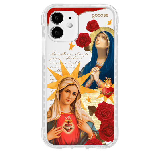 Capinha para celular  Virgem Maria Colagem