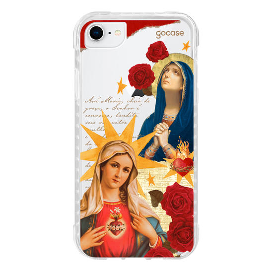 Capinha para celular  Virgem Maria Colagem