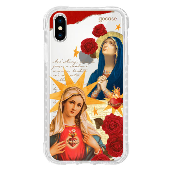 Capinha para celular  Virgem Maria Colagem