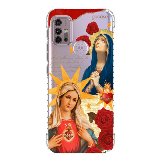 Capinha para celular  Virgem Maria Colagem