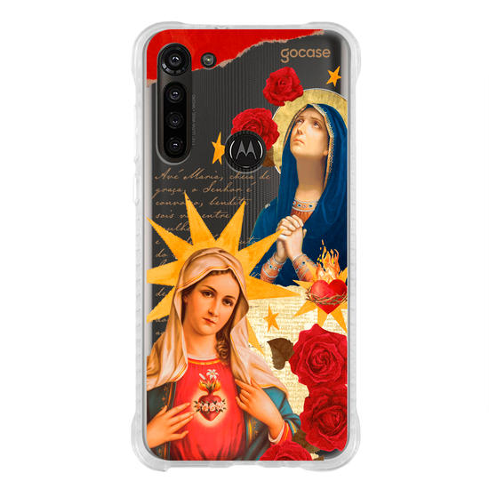 Capinha para celular  Virgem Maria Colagem