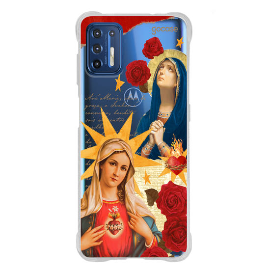 Capinha para celular  Virgem Maria Colagem