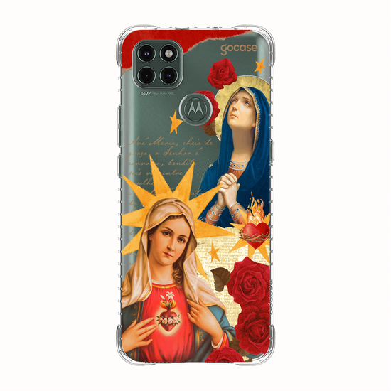 Capinha para celular  Virgem Maria Colagem