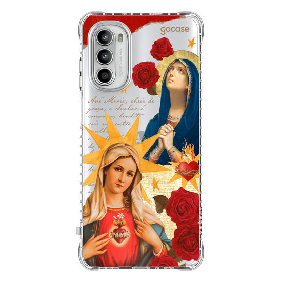 Capinha para celular  Virgem Maria Colagem