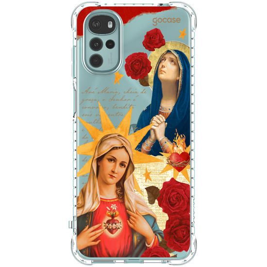 Capinha para celular  Virgem Maria Colagem