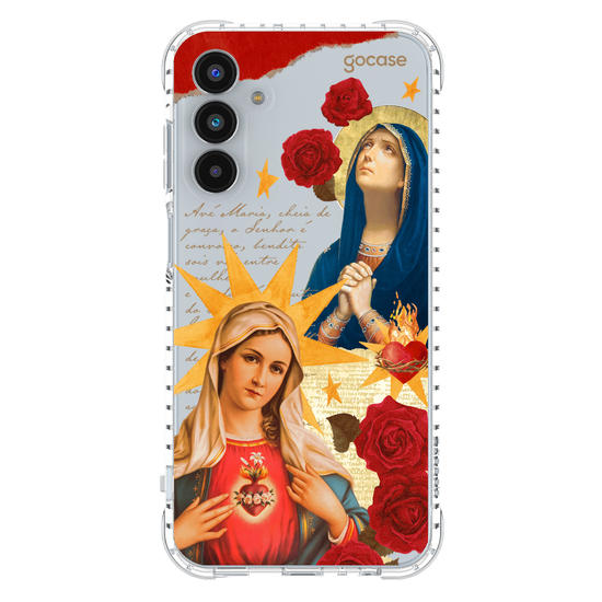 Capinha para celular  Virgem Maria Colagem