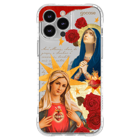 Capinha para celular  Virgem Maria Colagem