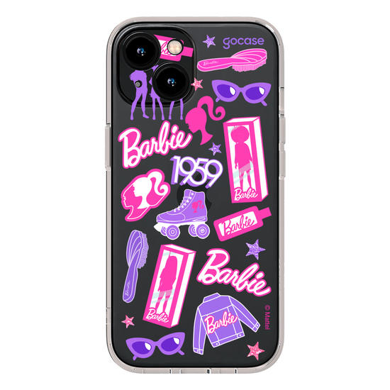 Capinha para celular  Barbie - Pink & Purple Stickers