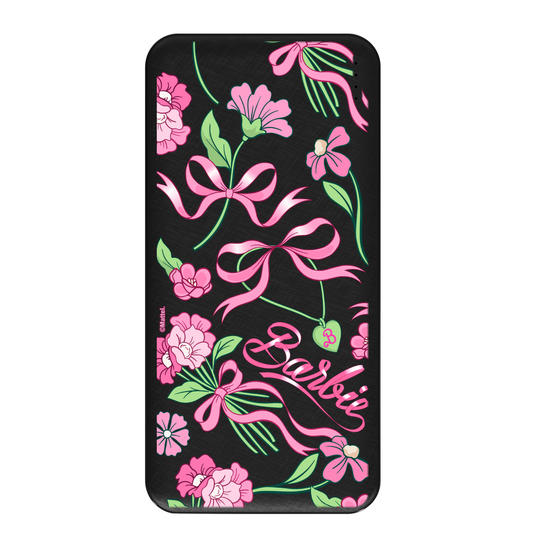 Carregador Portátil Fast Charge - Barbie - Flores & Laços