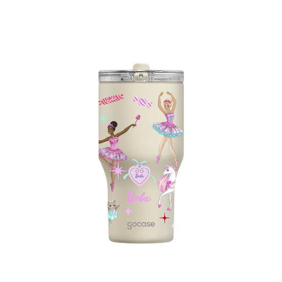 Copo Térmico Daily + Ebook -  Barbie - Bailarinas Nutcracker