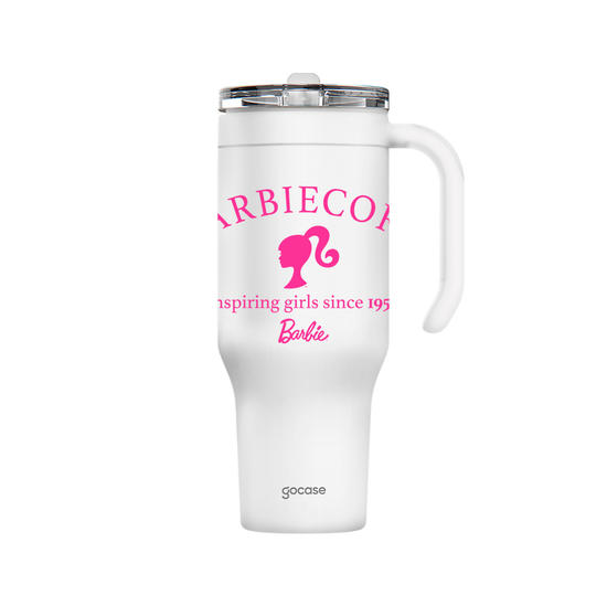 Copo Térmico Life + Ebook -  Barbie - Barbiecore