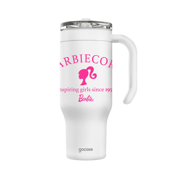 Copo Térmico Life + Ebook -  Barbie - Barbiecore