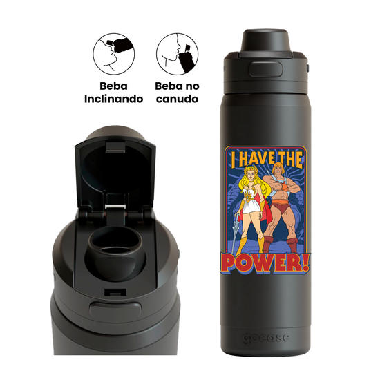 Garrafa Térmica Flip Pro - Masters of the Universe - I Have the Power!