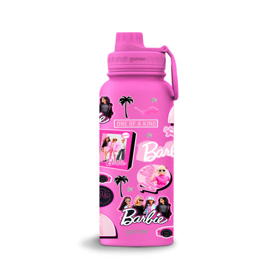 Garrafa Térmica Fresh + Ebook - Barbie - Trend Stickers